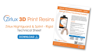 Zirlux Nightguard & Splint - Rigid Technical Sheet